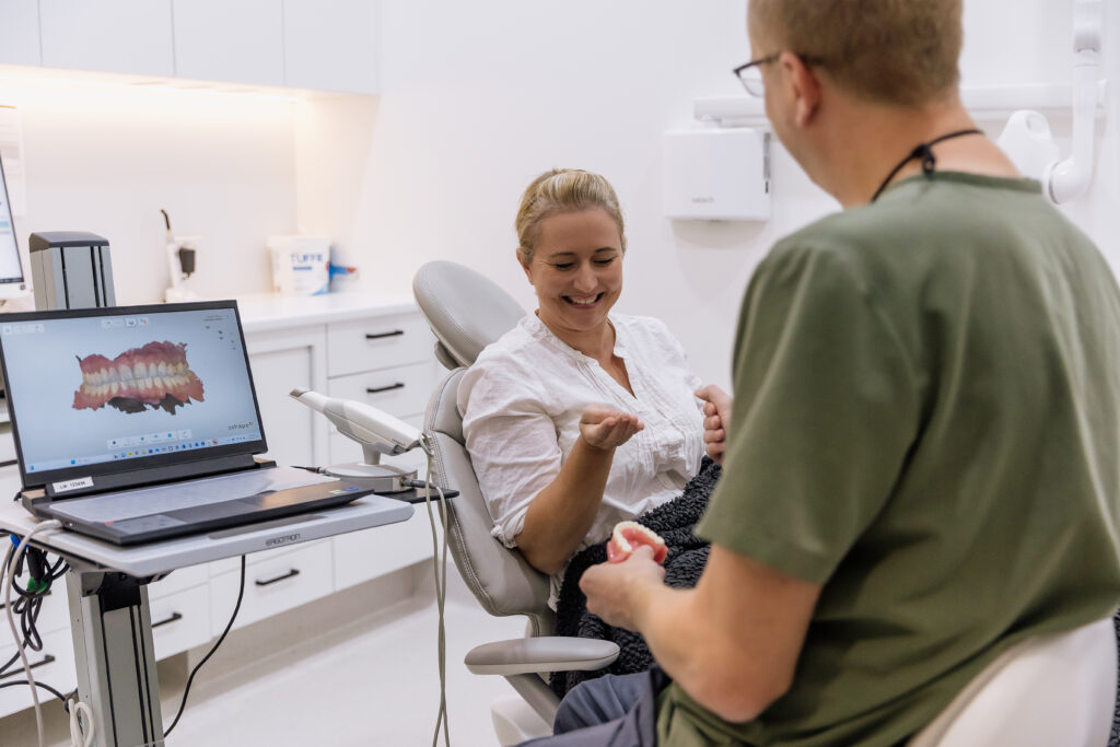 Modern dental treatment room at Noosa Hinterland Dental Pomona showcasing professional equipment and comfortable patient care environment for teeth whitening services
