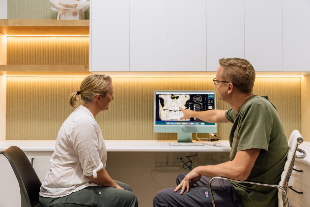 Advanced 3D dental imaging and treatment planning technology at Noosa Hinterland Dental Pomona showing precision diagnostic equipment used for accurate treatment visualization