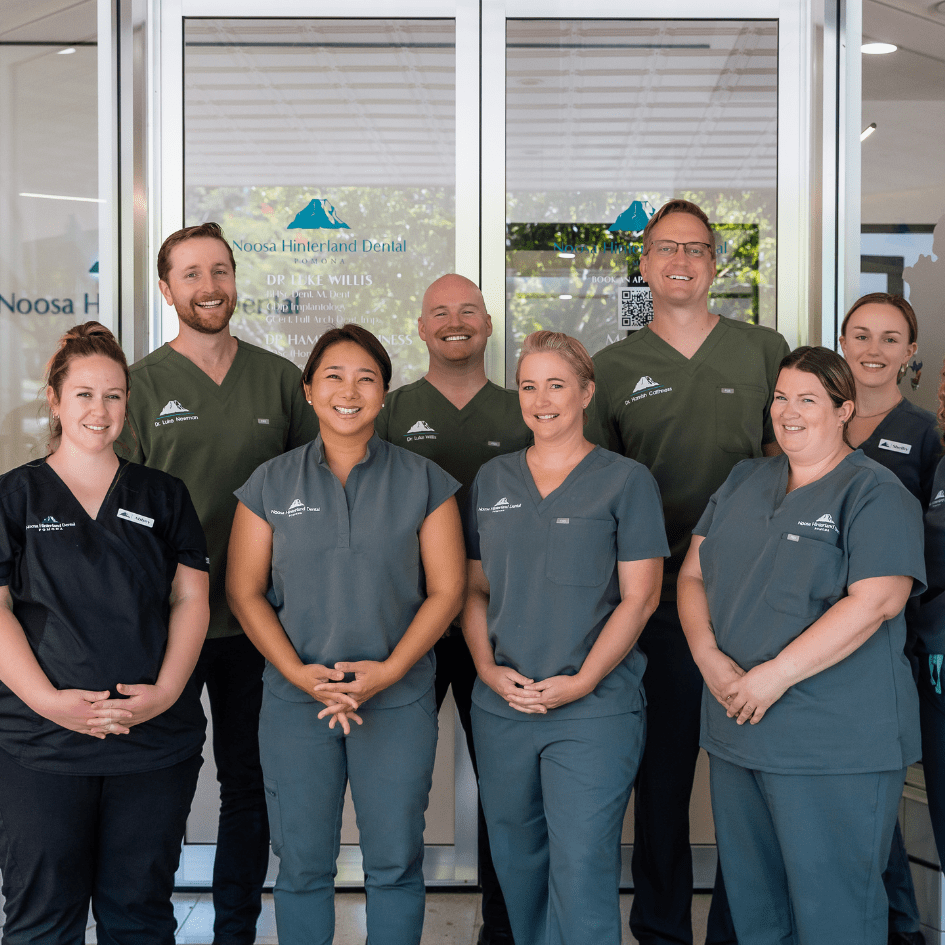 General dental services advertisement promoting comprehensive oral health care at Noosa Hinterland Dental in Pomona
