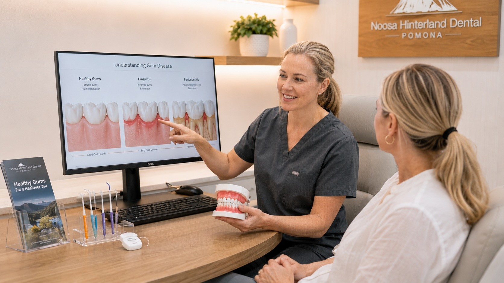 Gum disease treatment at Noosa Hinterland Dental in Pomona