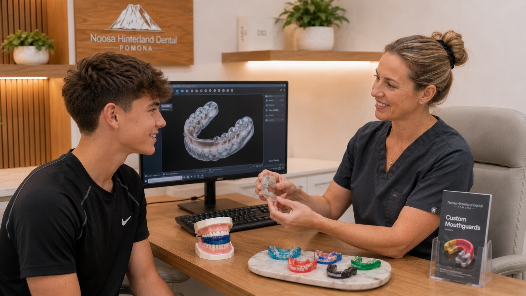 Custom Mouthguard service at Noosa Hinterland Dental in Pomona