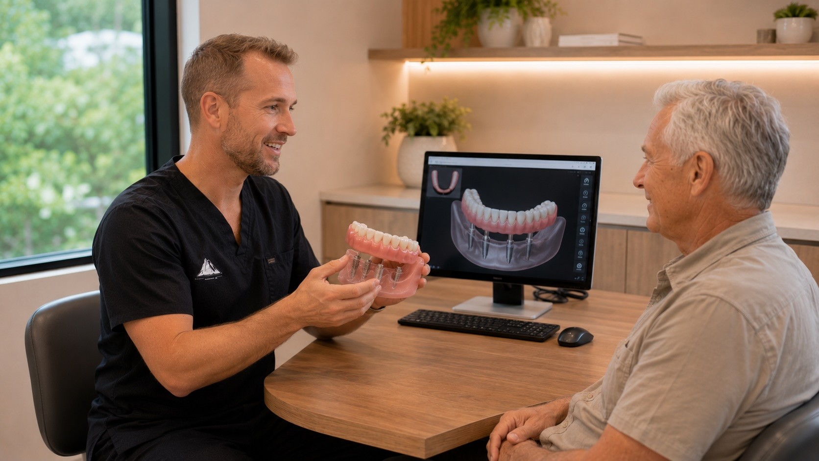 Implant supported overdentures at Noosa Hinterland Dental